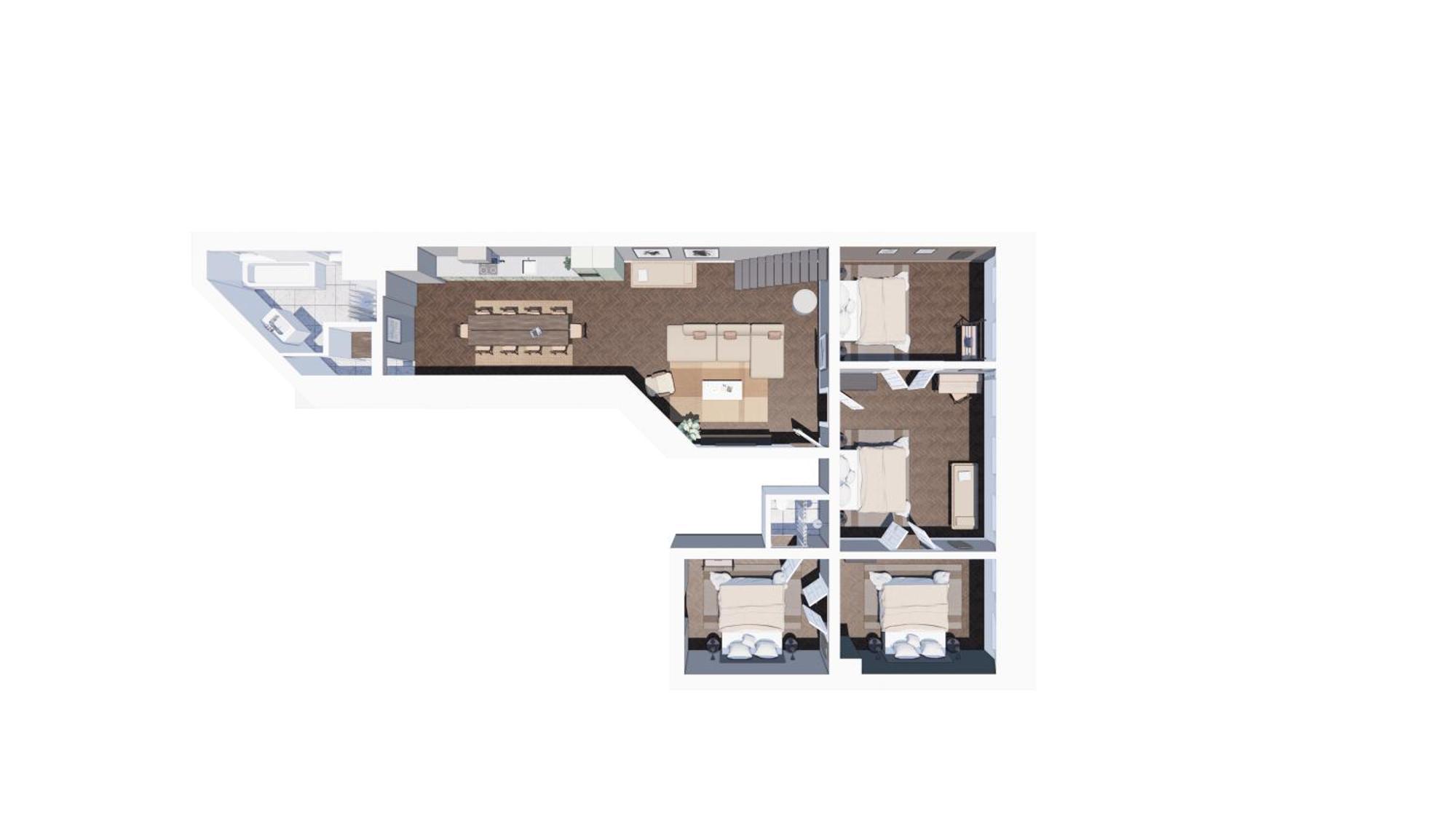 Luxury Penthouse - Private Balcony - Heart Of Copenhagen Appartement Buitenkant foto