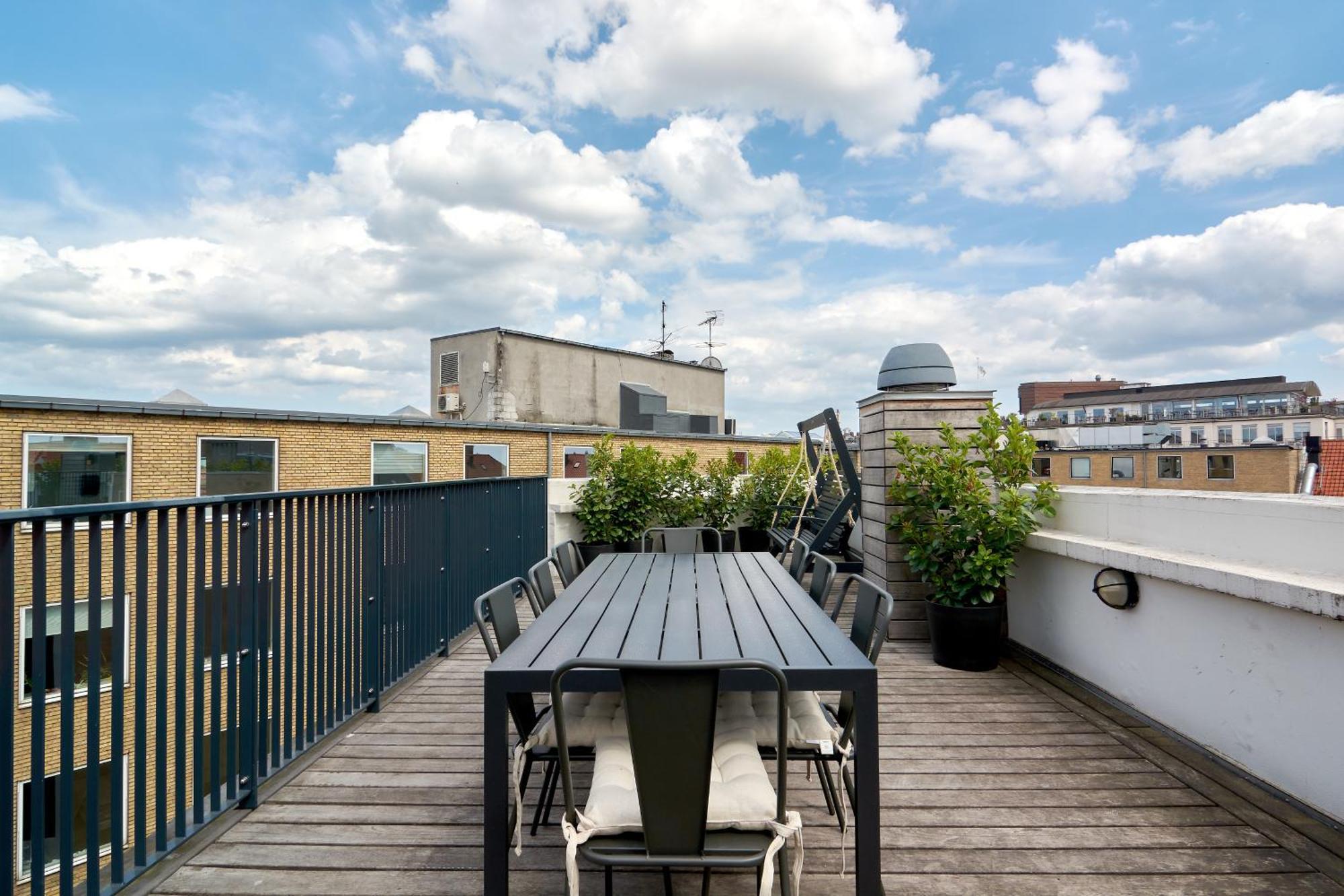 Luxury Penthouse - Private Balcony - Heart Of Copenhagen Appartement Buitenkant foto