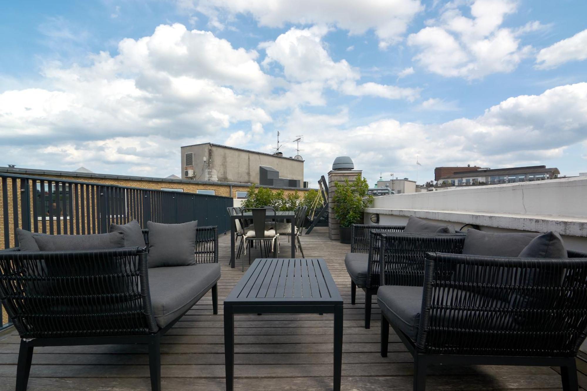 Luxury Penthouse - Private Balcony - Heart Of Copenhagen Appartement Buitenkant foto